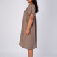 short brown dress
