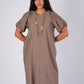 short brown dress