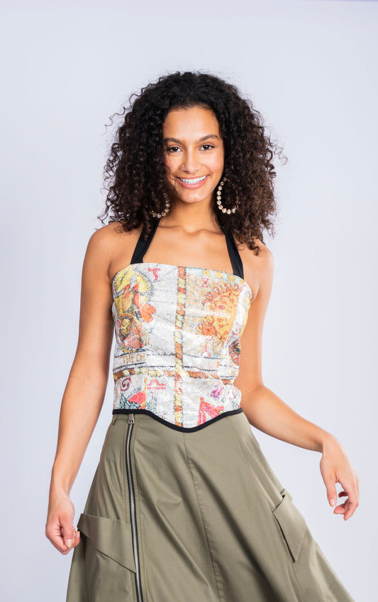 MAXI SEQUIN TOP