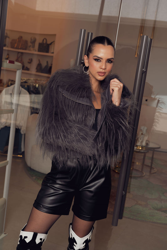 FAUX FUR JACKET