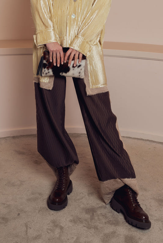 MID-WAIST STRAIGHT-LEG