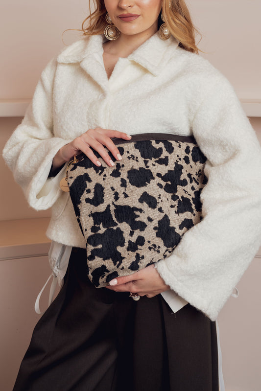 ANIMAL PRINT CROSSBODY BAG
