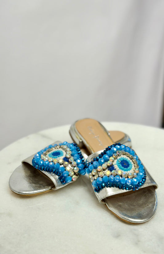 Blue slipper