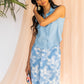 Sky Blue Linen Set Or Skirt and Top Only