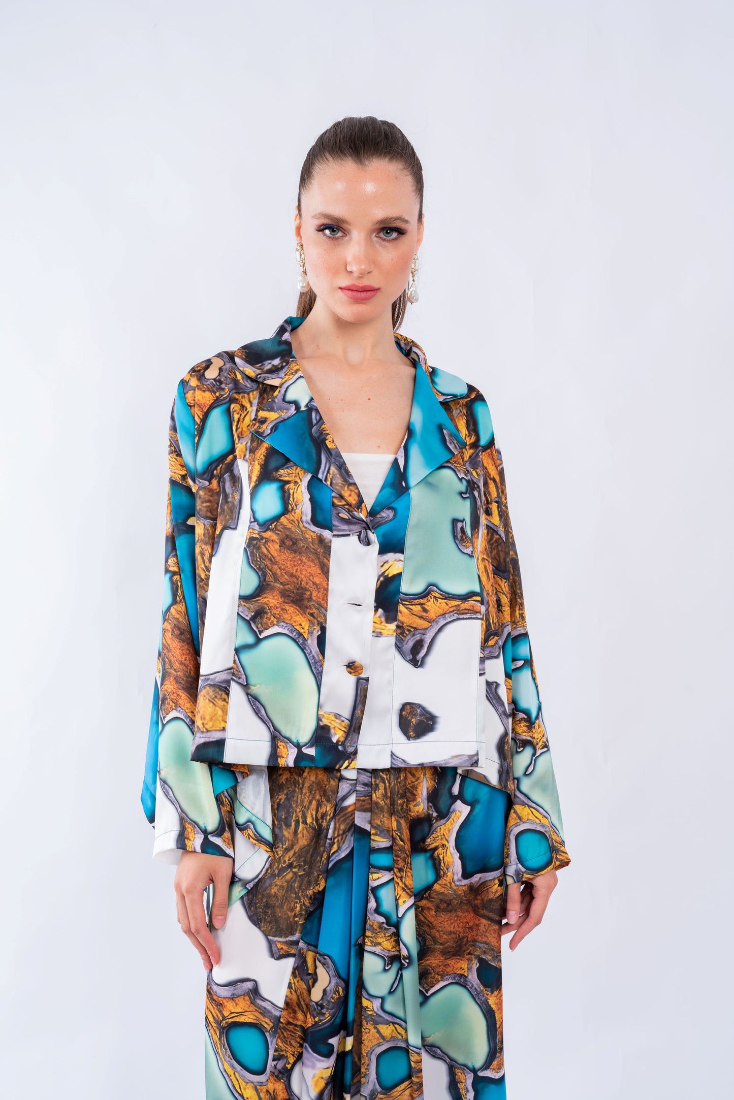 PRINT BLAZER