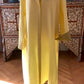 Yellow Linen Shirt Dress