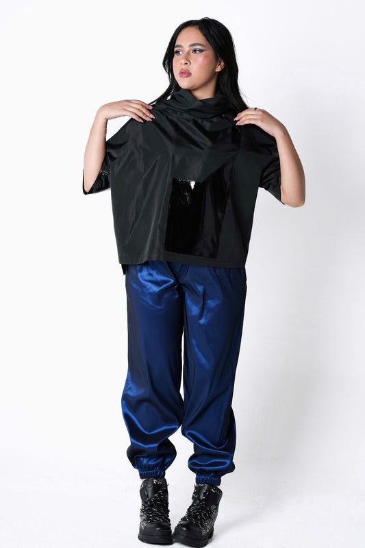 Nylon Black T-shirt