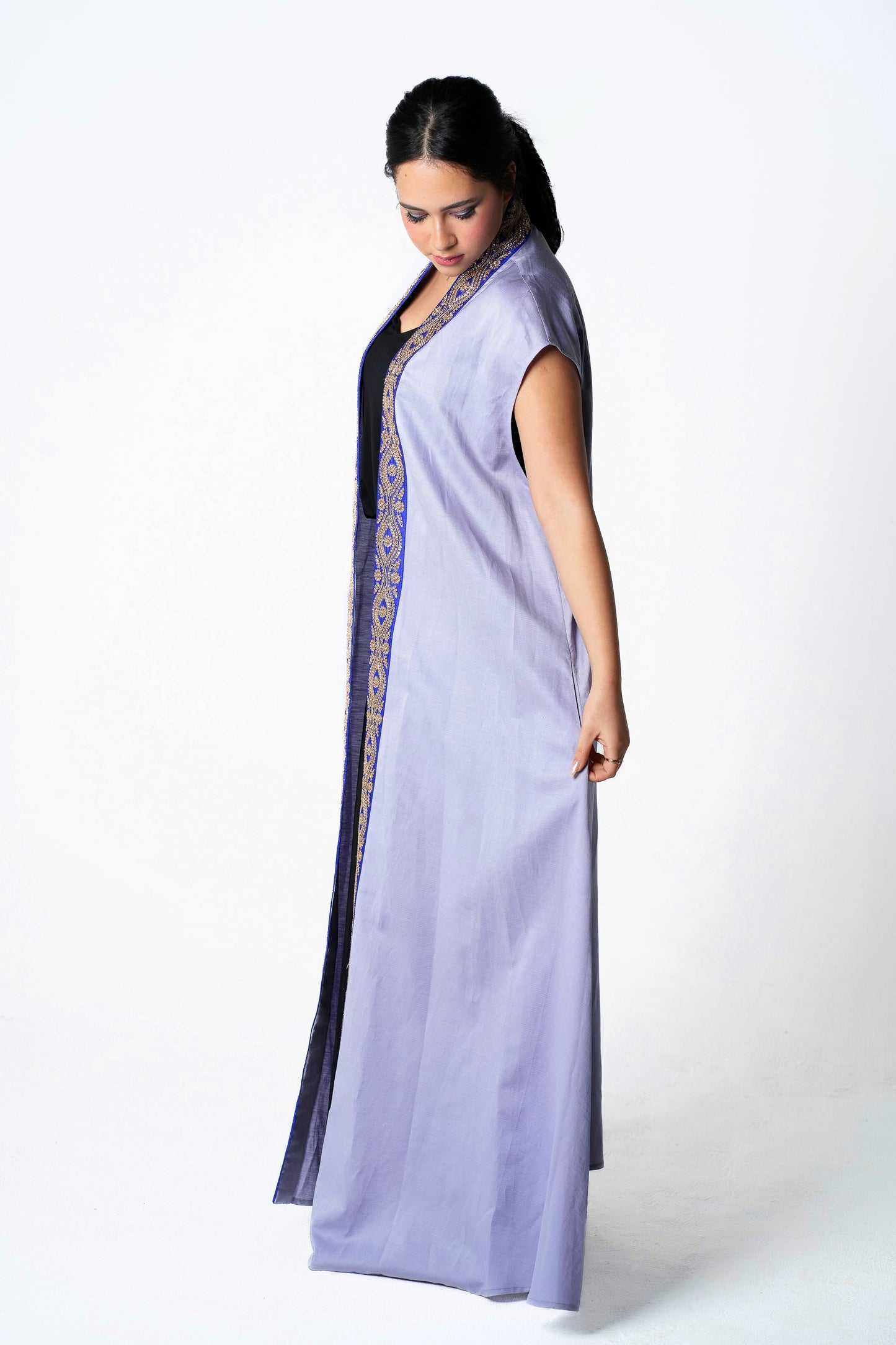 Lavendar Linen Kaftan